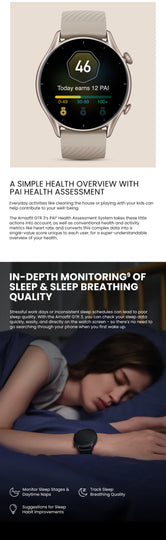 Global Version Amazfit GTR 3 GTR3 GTR-3 Smartwatch 46mm Zepp OS Alexa Built-in GPS Smart Watch  Over 150 Sports  Modes