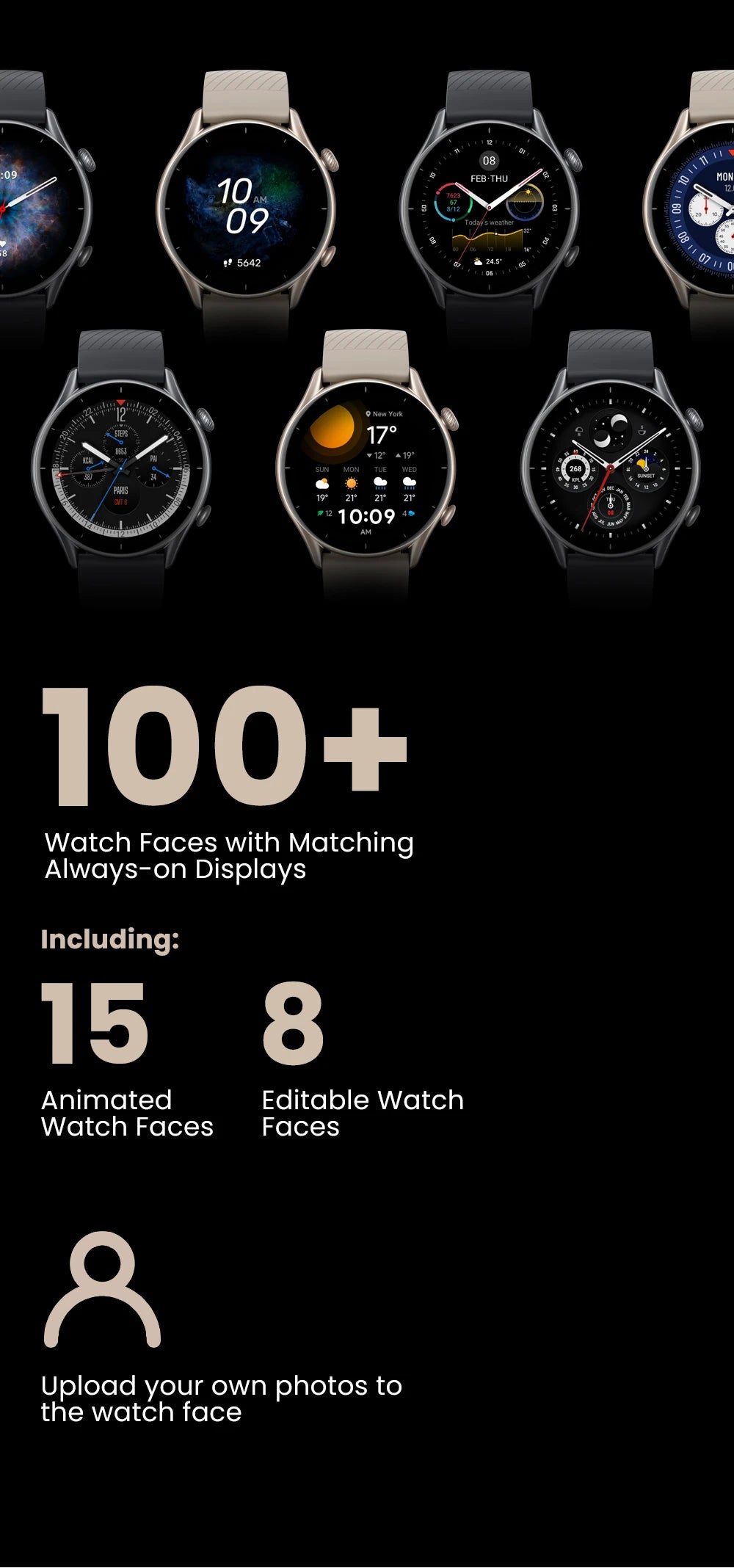 Global Version Amazfit GTR 3 GTR3 GTR-3 Smartwatch 46mm Zepp OS Alexa Built-in GPS Smart Watch  Over 150 Sports  Modes