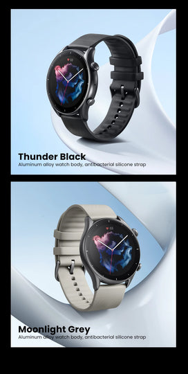 Global Version Amazfit GTR 3 GTR3 GTR-3 Smartwatch 46mm Zepp OS Alexa Built-in GPS Smart Watch  Over 150 Sports  Modes