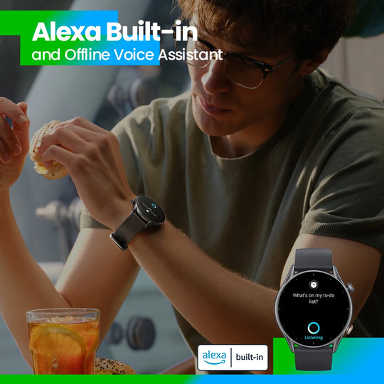 Global Version Amazfit GTR 3 GTR3 GTR-3 Smartwatch 46mm Zepp OS Alexa Built-in GPS Smart Watch  Over 150 Sports  Modes