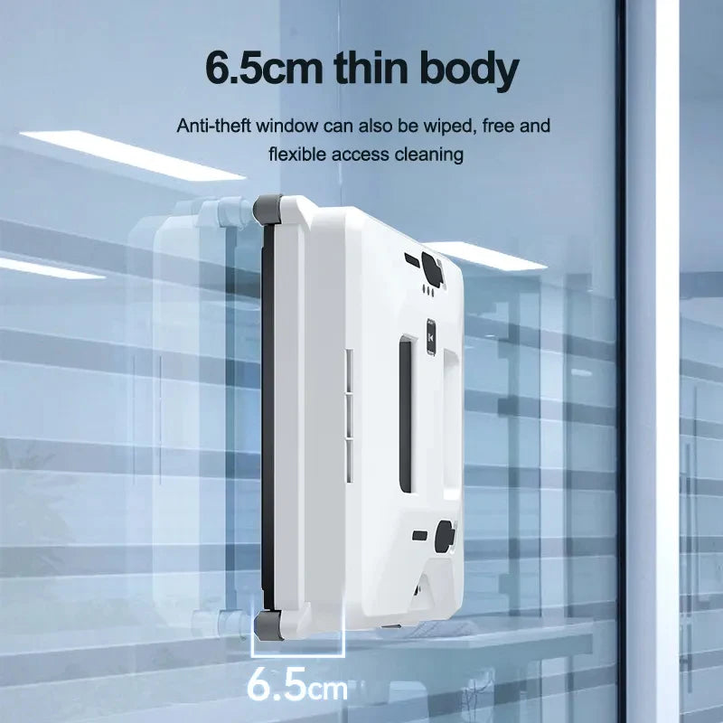 Robotic Window Cleaner Sprayer Remote Control High Suction Anti-falling Window Washing From Two Sides Home Glass Cleaning Robot