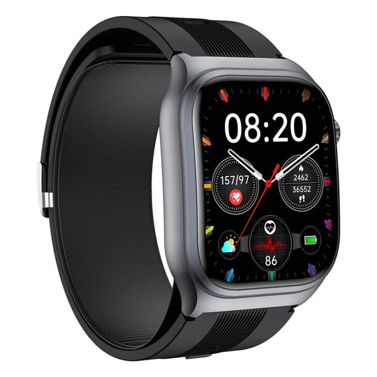 S15 Smart Watch Air Pump Airbag Accurate Blood Pressure Measurement ECG Health Monitoring 2.06inch Amoled Screen Smartwatch