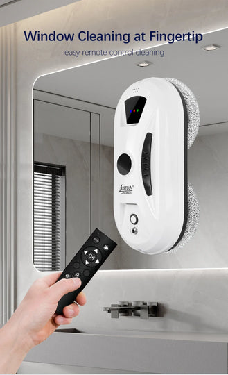 Thin Robot Vacuum Cleaner Window Cleaning Robot Window Cleaner Electric Glass Remote Control for Home