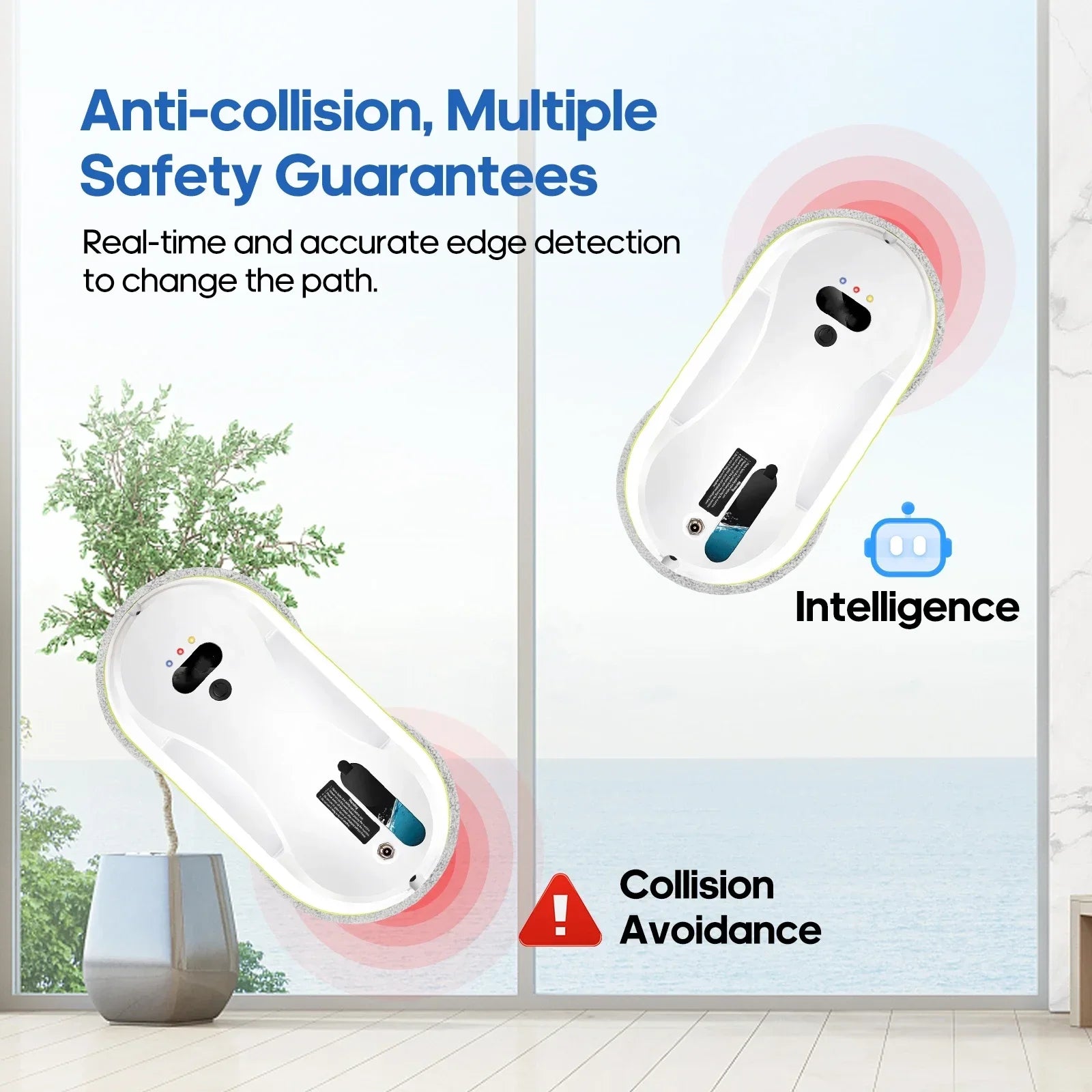 Robot Window Cleaner Window Cleaning Robot Smart Home Robot Vacuum CleanerRemote Control Glass Cleaning Robots And accessories