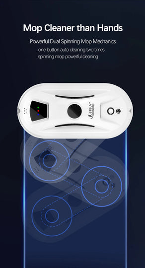 Thin Robot Vacuum Cleaner Window Cleaning Robot Window Cleaner Electric Glass Remote Control for Home
