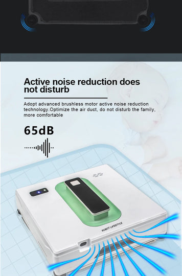 Window Robot Cleaner Electric Robotic Washing Glass Auto Water Spray Voice Prompt APP / Remote Control Professional Washer