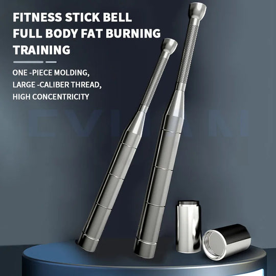 Weighted Steel Indian Club Adjustable Fitness Clubbell Arm Strength Wrist Hand Grip Exerciser Dumbbells Stick Home Gym Equipment