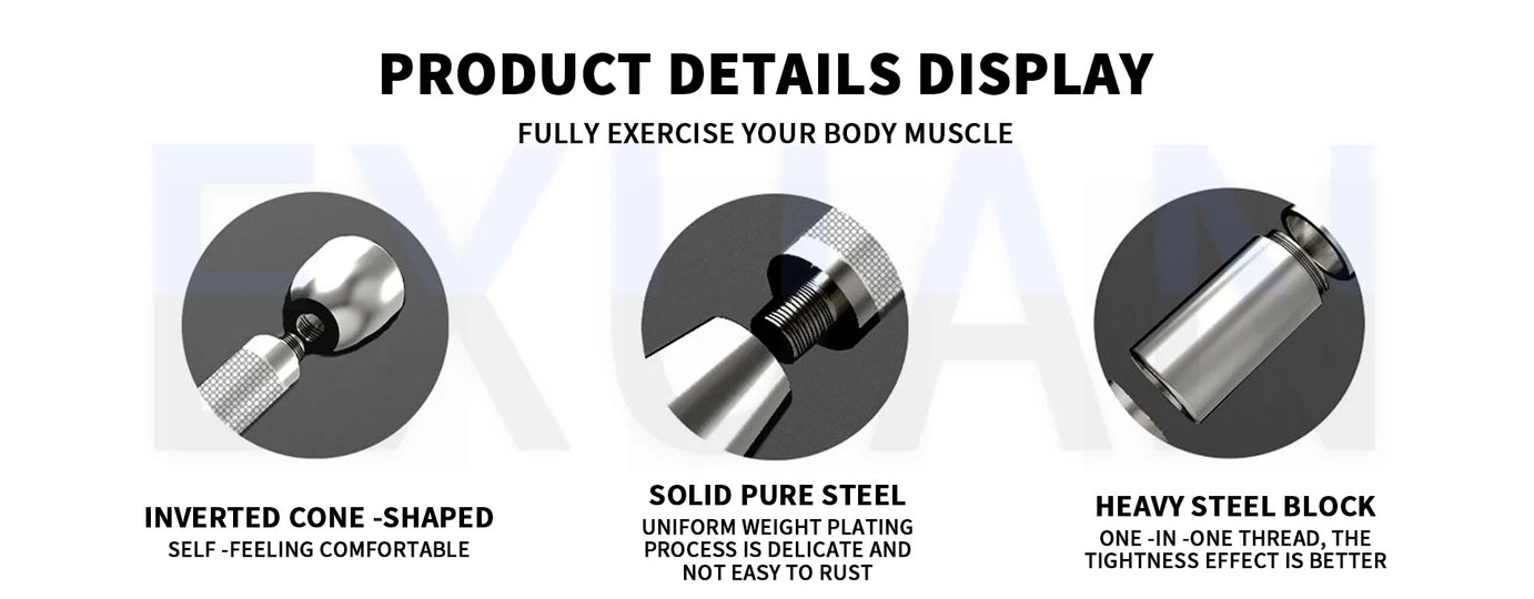 Weighted Steel Indian Club Adjustable Fitness Clubbell Arm Strength Wrist Hand Grip Exerciser Dumbbells Stick Home Gym Equipment