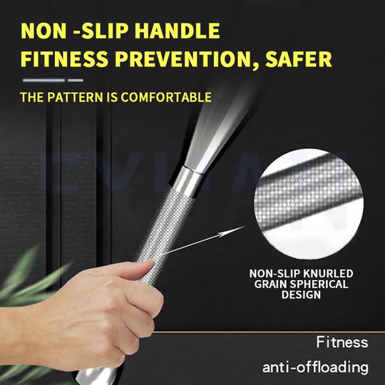 Weighted Steel Indian Club Adjustable Fitness Clubbell Arm Strength Wrist Hand Grip Exerciser Dumbbells Stick Home Gym Equipment