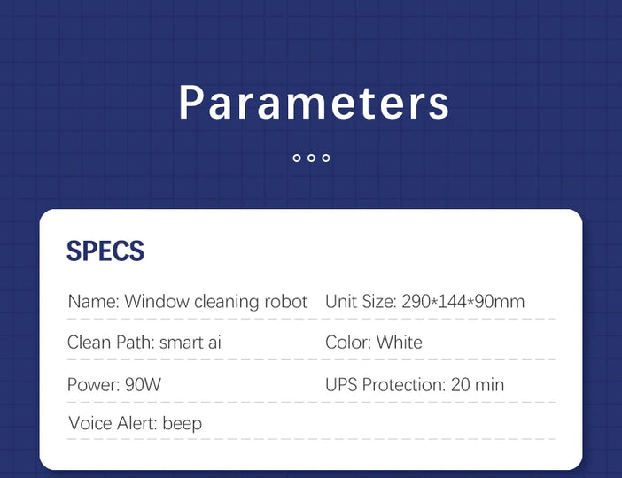 Thin Robot Vacuum Cleaner Window Cleaning Robot Window Cleaner Electric Glass Remote Control for Home