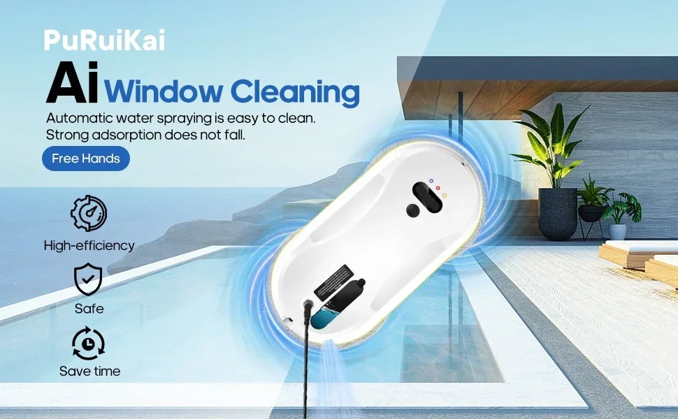 Robot Window Cleaner Window Cleaning Robot Smart Home Robot Vacuum CleanerRemote Control Glass Cleaning Robots And accessories