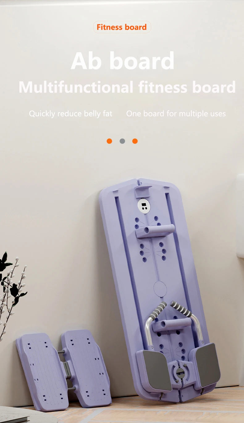 Multifunctional Abdominal Board Home Gym Equipment with Mobile Phone Stand, Portable Push-up Board Sports exercise equipment