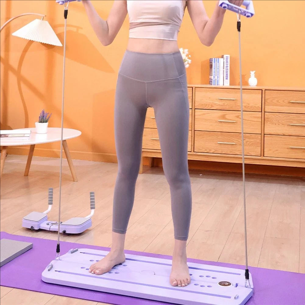 Multifunctional Abdominal Board Home Gym Equipment with Mobile Phone Stand, Portable Push-up Board Sports exercise equipment