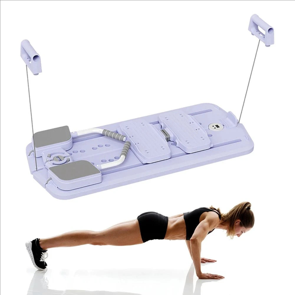 Multifunctional Abdominal Board Home Gym Equipment with Mobile Phone Stand, Portable Push-up Board Sports exercise equipment