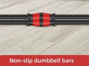 AQAdjustable ,10/25/35/55/70/90lbs Free Weight with Connector,4 in1 Dumbbells Set Used as Barbell,Kettlebells,Push