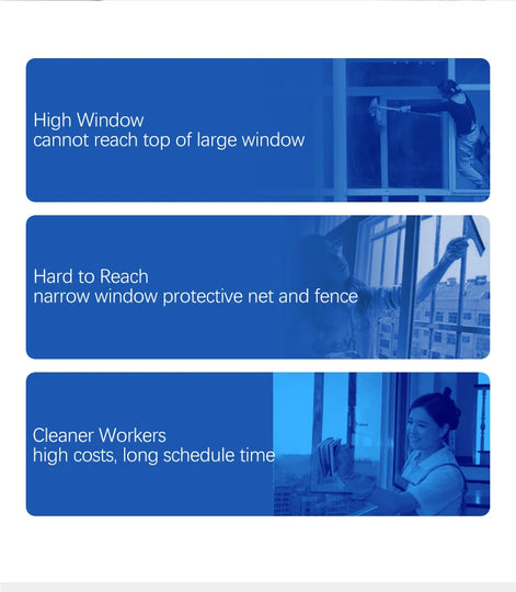 Thin Robot Vacuum Cleaner Window Cleaning Robot Window Cleaner Electric Glass Remote Control for Home