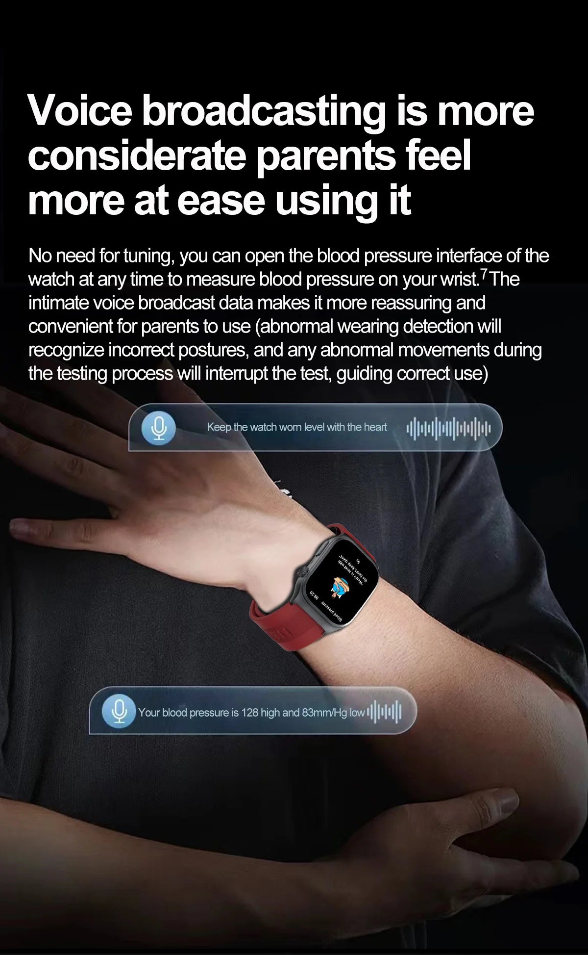 S15 Smart Watch Air Pump Airbag Accurate Blood Pressure Measurement ECG Health Monitoring 2.06inch Amoled Screen Smartwatch